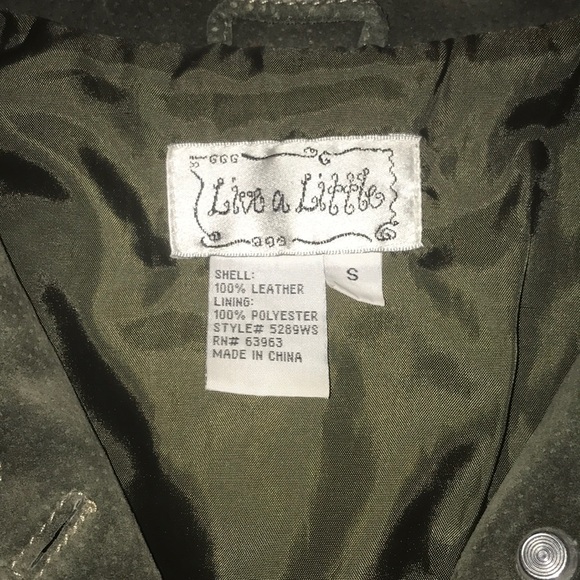 Live a Little Leather Jacket!! - Picture 3 of 3